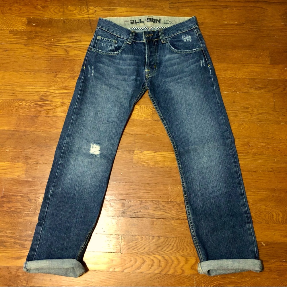All Son Straight Cut Jeans.  Size 30x30
